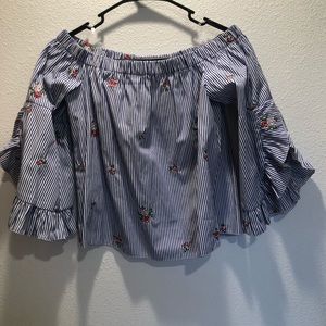 off the shoulder blouse